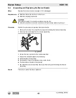 Preview for 42 page of Wacker Neuson HDR115 Operator'S Manual