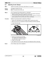 Preview for 43 page of Wacker Neuson HDR115 Operator'S Manual