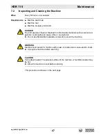 Preview for 47 page of Wacker Neuson HDR115 Operator'S Manual