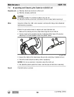 Preview for 50 page of Wacker Neuson HDR115 Operator'S Manual