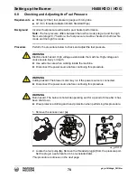 Preview for 70 page of Wacker Neuson HI400HD D Operator'S Manual