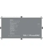 Wadia 151 PowerDAC mini Manual preview