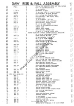 Preview for 28 page of Wadkin BSW 26 inch Parts Manual