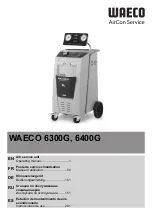 Preview for 1 page of Waeco AirCon Service 6300G Operating Manual