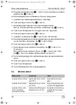 Preview for 72 page of Waeco AirCon Service Mini Identifier R-1234yf Operating Manual