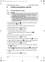 Preview for 112 page of Waeco AirCon Service Mini Identifier R-1234yf Operating Manual