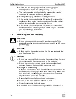 Preview for 18 page of Waeco BordBar AS25 Operating Manual