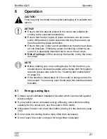 Preview for 21 page of Waeco BordBar AS25 Operating Manual