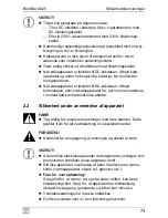 Preview for 73 page of Waeco BordBar AS25 Operating Manual