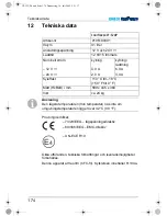 Preview for 174 page of Waeco CF-32UP Operating Instructions Manual