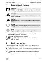 Preview for 39 page of Waeco CollMatic HDC225 Installation And Operating Manualon And Operating Manualing Manual