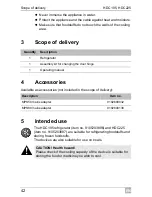 Preview for 42 page of Waeco CollMatic HDC225 Installation And Operating Manualon And Operating Manualing Manual