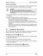 Preview for 48 page of Waeco CollMatic HDC225 Installation And Operating Manualon And Operating Manualing Manual