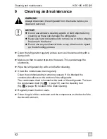 Preview for 52 page of Waeco CollMatic HDC225 Installation And Operating Manualon And Operating Manualing Manual