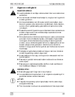 Preview for 81 page of Waeco CollMatic HDC225 Installation And Operating Manualon And Operating Manualing Manual