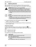 Preview for 89 page of Waeco CollMatic HDC225 Installation And Operating Manualon And Operating Manualing Manual