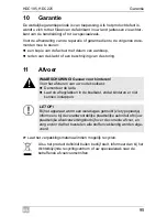 Preview for 95 page of Waeco CollMatic HDC225 Installation And Operating Manualon And Operating Manualing Manual