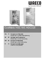 Preview for 197 page of Waeco CollMatic HDC225 Installation And Operating Manualon And Operating Manualing Manual