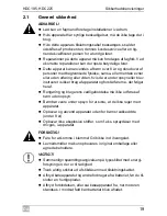 Preview for 215 page of Waeco CollMatic HDC225 Installation And Operating Manualon And Operating Manualing Manual