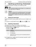 Preview for 219 page of Waeco CollMatic HDC225 Installation And Operating Manualon And Operating Manualing Manual