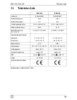 Preview for 231 page of Waeco CollMatic HDC225 Installation And Operating Manualon And Operating Manualing Manual