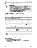 Preview for 240 page of Waeco CollMatic HDC225 Installation And Operating Manualon And Operating Manualing Manual