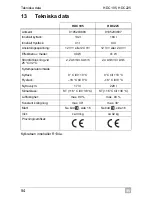 Preview for 250 page of Waeco CollMatic HDC225 Installation And Operating Manualon And Operating Manualing Manual