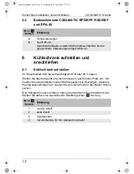 Preview for 12 page of Waeco COOL MATIC RPD/RPA Operating Manual