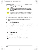 Preview for 20 page of Waeco COOL MATIC RPD/RPA Operating Manual