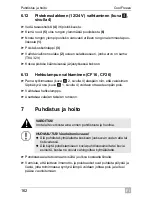 Preview for 162 page of Waeco CoolFreeze CF11 Operating Manual