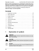 Preview for 20 page of Waeco CoolFun SC26 Instruction Manual