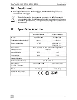 Preview for 71 page of Waeco CoolFun SC26 Instruction Manual