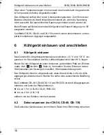 Preview for 10 page of Waeco CoolMatic CB-36 Operating Manual