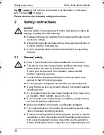 Preview for 22 page of Waeco CoolMatic CB-36 Operating Manual