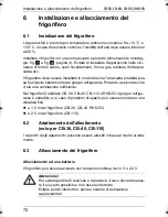 Preview for 72 page of Waeco CoolMatic CB-36 Operating Manual