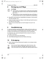 Preview for 26 page of Waeco CoolMatic HDC-270 Installation And Operating Manual