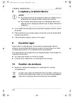 Preview for 76 page of Waeco CoolMatic HDC-270 Installation And Operating Manual