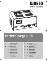 Preview for 1 page of Waeco PerfectCharge W20 Instruction Manual