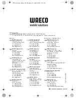 Preview for 140 page of Waeco PerfectView CAM16 Installation And Operating Manual