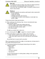 Preview for 25 page of Waeco PERFECTVIEW CAM24 Installation And Operation Manual