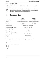 Preview for 36 page of Waeco PERFECTVIEW CAM24 Installation And Operation Manual