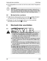 Preview for 20 page of Waeco SinePower MSI924 Installation And Operating Manual