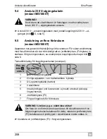 Preview for 208 page of Waeco SinePower MSI924 Installation And Operating Manual