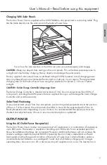 Preview for 12 page of Wagan SOLAR e POWER CASE 800 User Manual