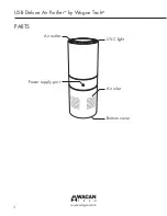 Preview for 4 page of Wagan USB Deluxe Air Purifier User Manual