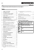 Preview for 116 page of WAGNER FINISH CONTROL 4000 18V Operating Manual