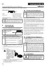 Preview for 124 page of WAGNER FINISH CONTROL 4000 18V Operating Manual