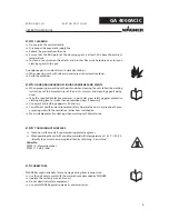 Preview for 8 page of WAGNER GA 4000ACIC-R Operating Manual