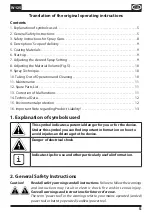 Preview for 5 page of WAGNER W 125 Operating Instructions Manual