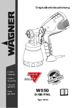 WAGNER w 550 Instructions Manual preview